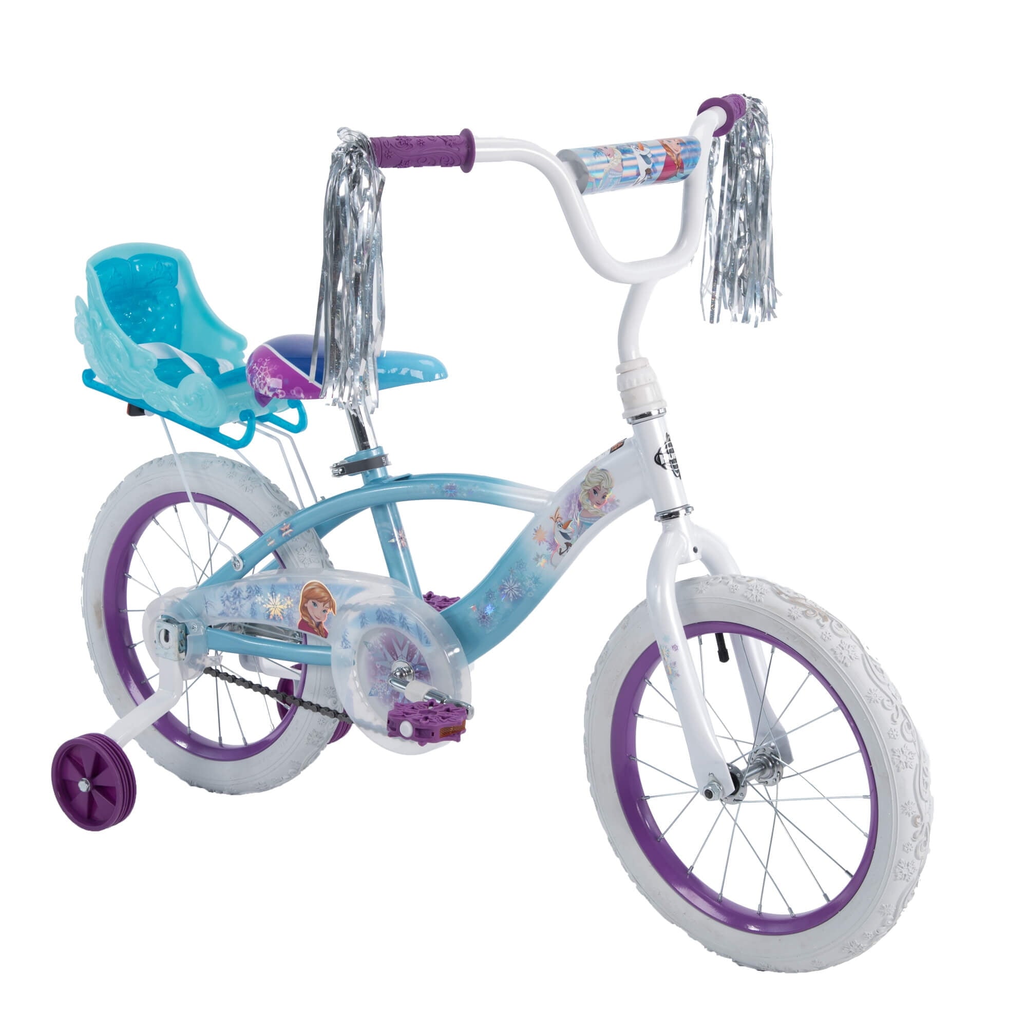 cda7007667589a90dc2f2fce41e78f8548d152130f82ce9a08e381bcd562e957.jpg Disney Frozen 16 In. Girls' Bike - Image 1