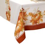 Autumn Pumpkin Grove Fall Tablecloth - 60x102