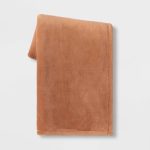 50"x70" Oversized PrimaLush Throw Blanket Clay - Threshold