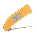 ThermoWorks Classic Super-Fast Thermapen | Instant Read Meat Thermometer | Folding Probe, Huge Display, Fast & Accurate | Yellow