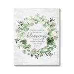 Stupell Irish Proverb Wreath Canvas Wall Art Design by Lettered and Lined - 24 x 30