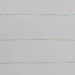30ct Battery Operated LED Christmas Dewdrop Fairy String Lights Multicolor with Silver Wire - Wondershop