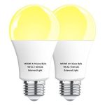 mfxmf 2 Pack LED Grow Light Bulbs A19 Bulb, Full Spectrum Plant Light Bulb, 9W E26 Grow Bulb Replace Up to 100w, Grow Light for Indoor Plants, Flowers ZP007