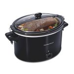 Hamilton Beach 33195 Extra-Large Stay or Go Slow Cooker 10 Quart Capacity Black