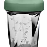 Helimix 2.0 Vortex Blender Shaker Bottle 20oz | No Blending Ball or Whisk | USA Made | Portable Pre Workout Whey Protein Drink Shaker Cup | Mixes