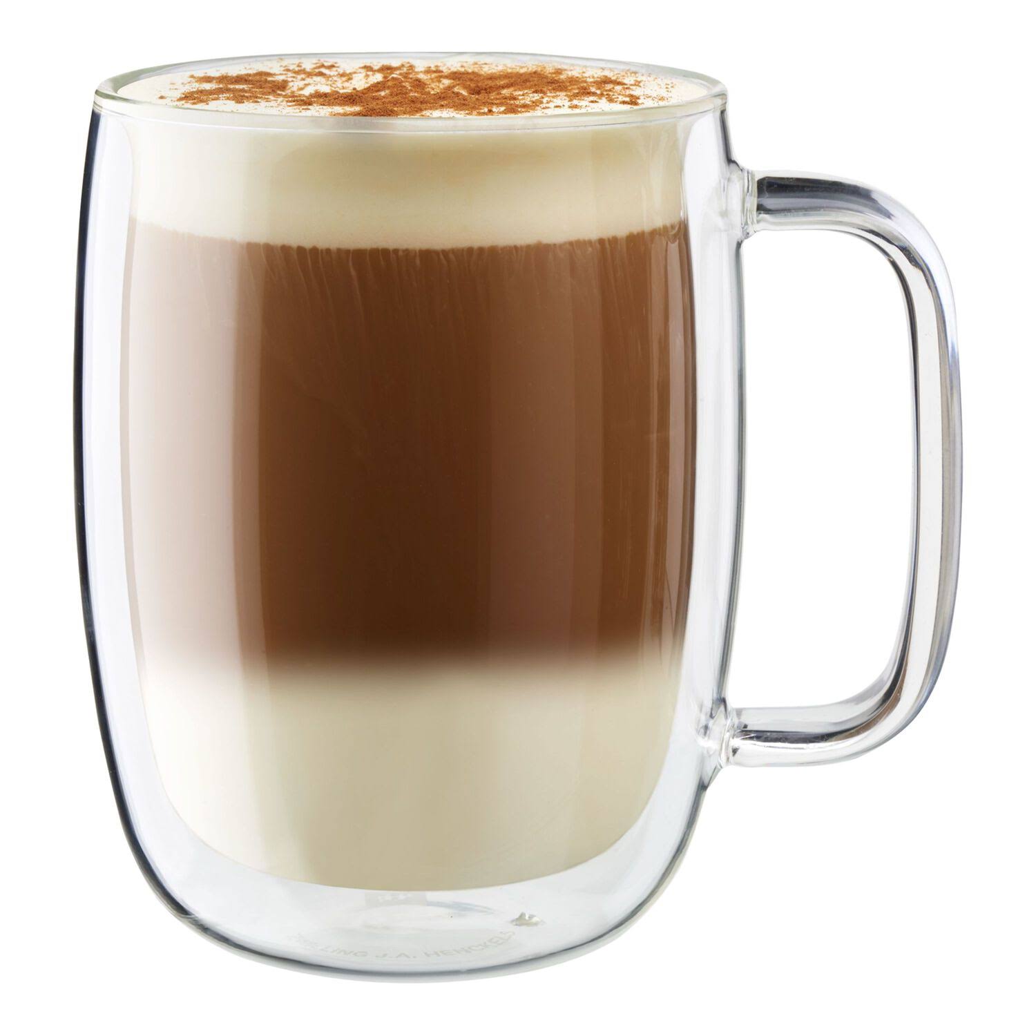 ce6e9735b63ed7b2b41292c676efc0e3ec1c08280035b6b16d4a3c8feb14b5cc-1.jpg Zwilling Sorrento Plus 2-pc Double-Wall Glass Latte Mug Set - Image 1