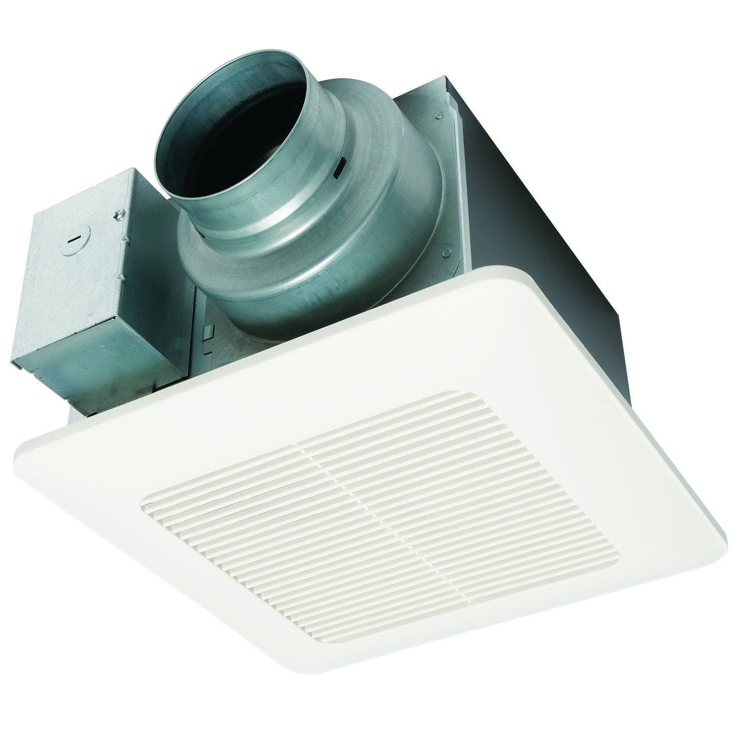 ce7806217e63b0a1d70c6c0918d6c78baa0dd95af36d0ca0ec0c9af223562226.jpg Panasonic FV-0511VQ1 WhisperCeiling Fan, 50-80-110 CFM, Square Grill - Image 1