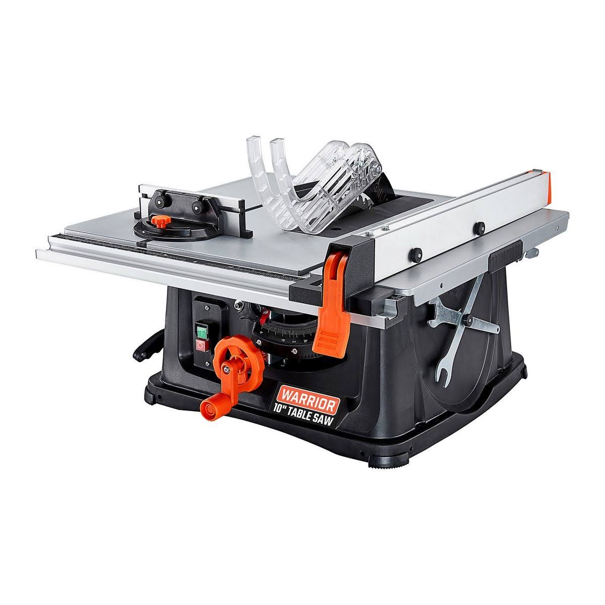 ce7dbe1f086e41ebdd8839de508e897d9565f1b460a7805a464354aec969a15d.jpg Warrior 15 Amp, 10 in. Table Saw - Image 1