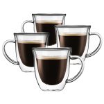 JoyJolt Serene Double Wall Insulated Glasses, Set of 4 - Clear