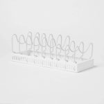 Metal Adjustable Lid and Pan Organizer White - Brightroom