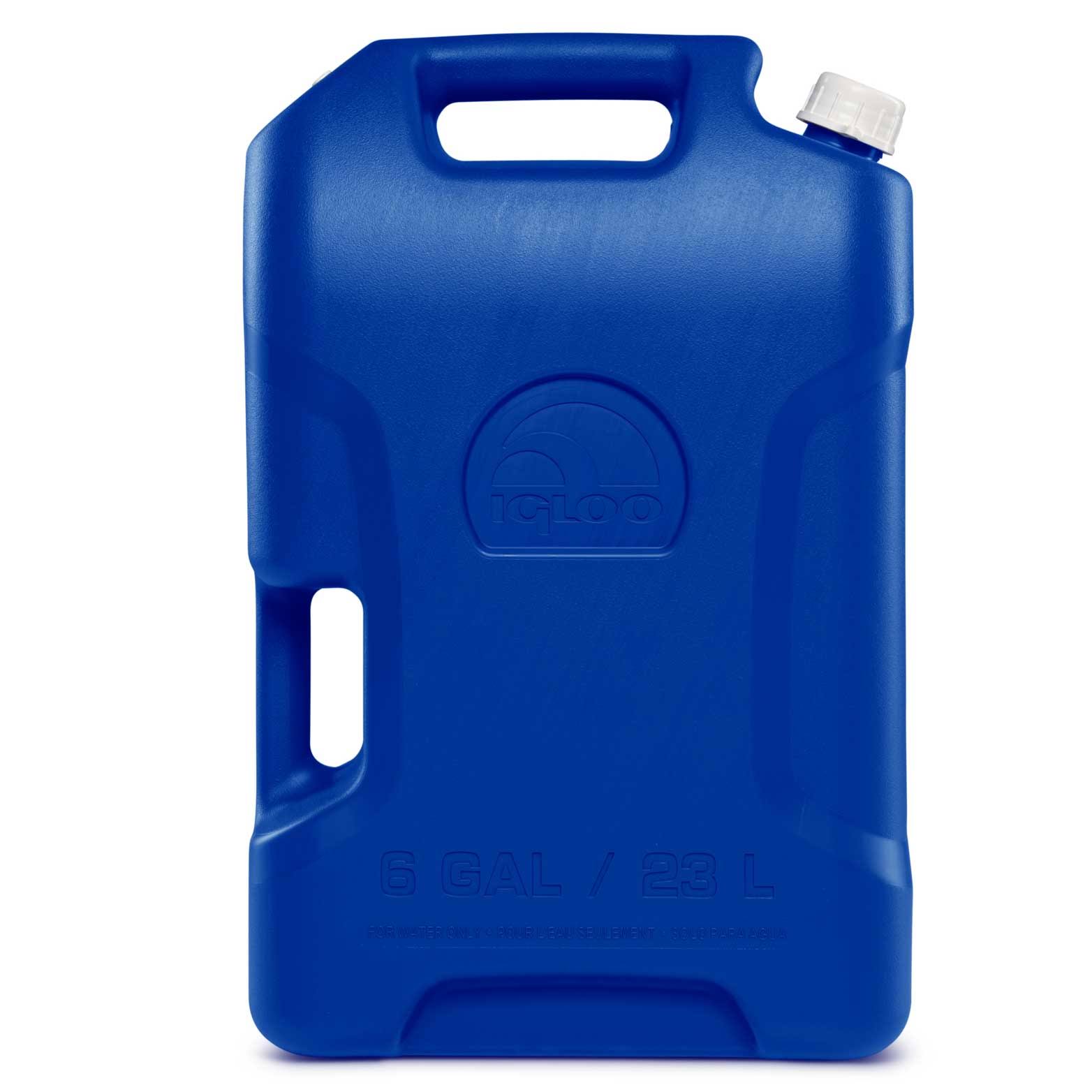 cf94264be6c4ca5227294cfad96883e42bb5fc2b478eff8362ab2399121a5e53.jpg Igloo Water Container, 6 gal, Blue - Image 1