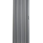 Spectrum Elite Vinyl Accordion Door, Satin Silver