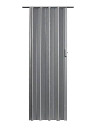 cfbcfbdf2efb50e70b81dc2f598afa18b6cad256f7a84fdcf5e7e2900dd7bafb.jpg Spectrum Elite Vinyl Accordion Door, Satin Silver - Image 1