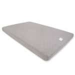 Burt's Bees Baby Organic Cotton Mini Fitted Crib Sheet in Heather Grey