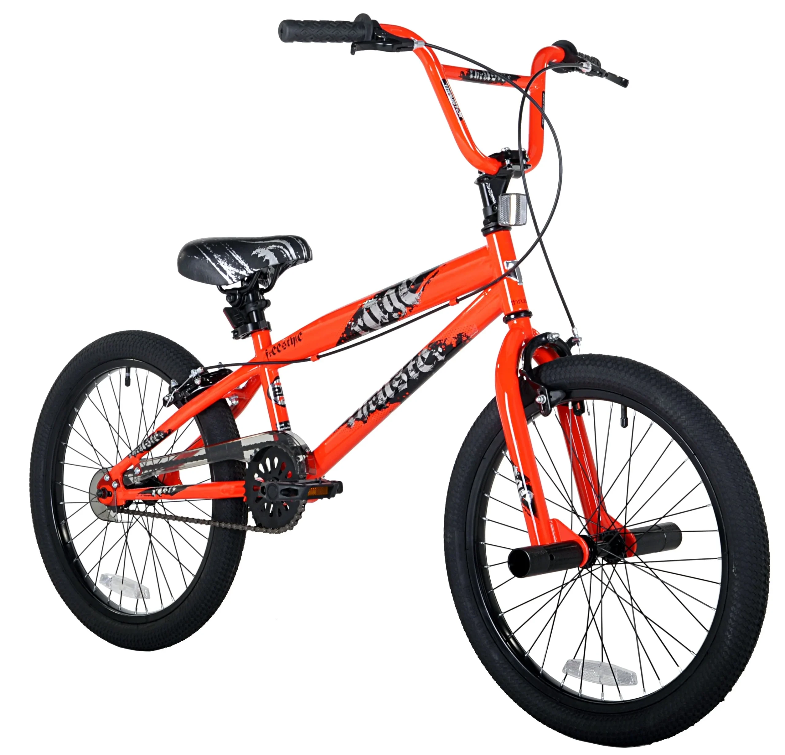 d00f065aec9002888d2e8ae70891f890936b915f66160b0f88c1886ea6cf2ee5.webp Kent 20" Rage BMX Boy'S Bike, Orange - Image 1
