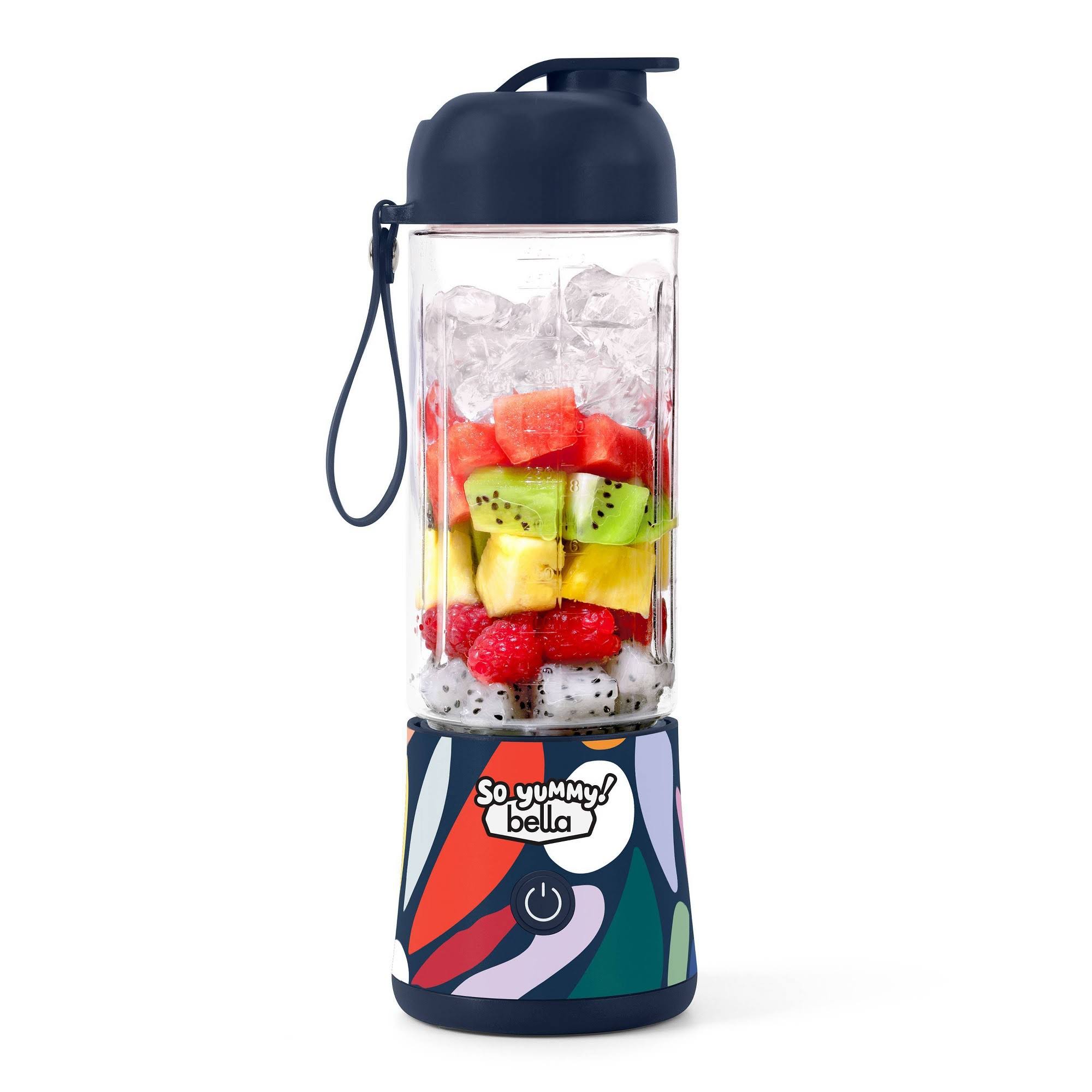 d016f18e0988d9abb2dd566f3ddc0684fe1eed6b720f9c795cdc0b9ce5edee47.jpg So Yummy by Bella Portable To-Go Blender - Abstract Pattern - Image 1