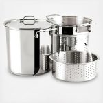 All-Clad Multi Cooker with Perforated Insert and Steamer Basket, 8 qt