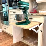 Wood Technology Kitchen Appliance Lift in White