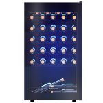 Honeywell 34 Bottle Wine Cooler Refrigerator, Black