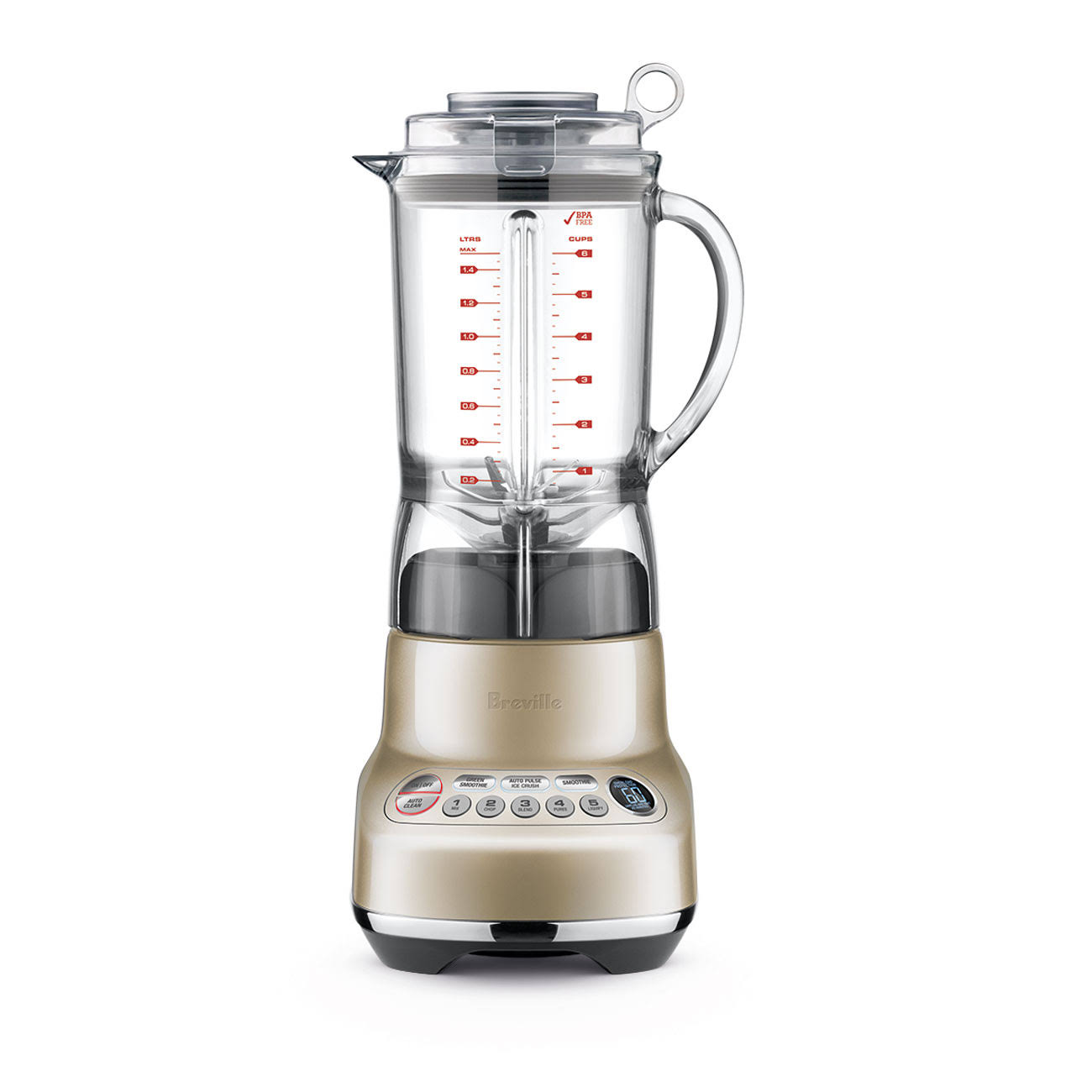 d0b94d6069cdfa958c38060e630d2b4a6afab54dd262f46d8fb480a3fbeab1a3.jpg Breville The Fresh & Furious Blender, BBL620RCH, Royal Champagne - Image 1