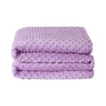 Swift Home Weighted Blanket with Removable Cover -10 lbs Lavender