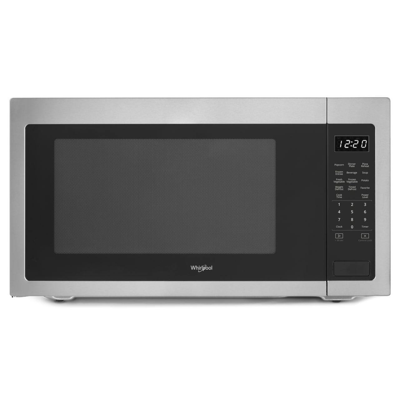 d0c4c2a681d37608646982b3e87de6bc6cd827bc4e4563656f7f551b28efd14a.jpg Whirlpool - 2.2 Cu. Ft. Microwave with Sensor Cooking - Stainless steel - Image 1