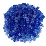 American Fireglass 1/2 in. Cobalt Blue Fire Glass 10 lbs. Bag