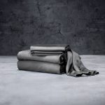 LUXOME Luxury Sheet Set | 100% Viscose from Bamboo | Full Size - Charcoal | Deep Pockets | 4-Piece Set (Fitted, Flat, 2 Pillowcases)