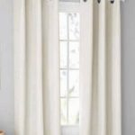 Mainstays Blackout Grommeted Curtain Panel Pair, Set of 2, White, 37 inch x 63 inch, Size: 37 x 63
