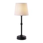O��Bright Seraph - Cordless LED Table Lamp with Dimmer, Built-In Rechargeable Battery, 3-Level Brightness, Patio Table Lamp, Bedside Night Lamp,