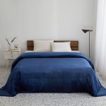 Serta So Huge Oversized Fleece Blanket, 10 Feet x 10 Feet ,Blue