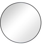 Better Homes & Gardens 28 Round Wall Mirror Black - Each