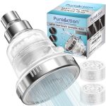 Water Softener Shower Head - Hard Water Filter - Chlorine Filter - Filtered Shower Head