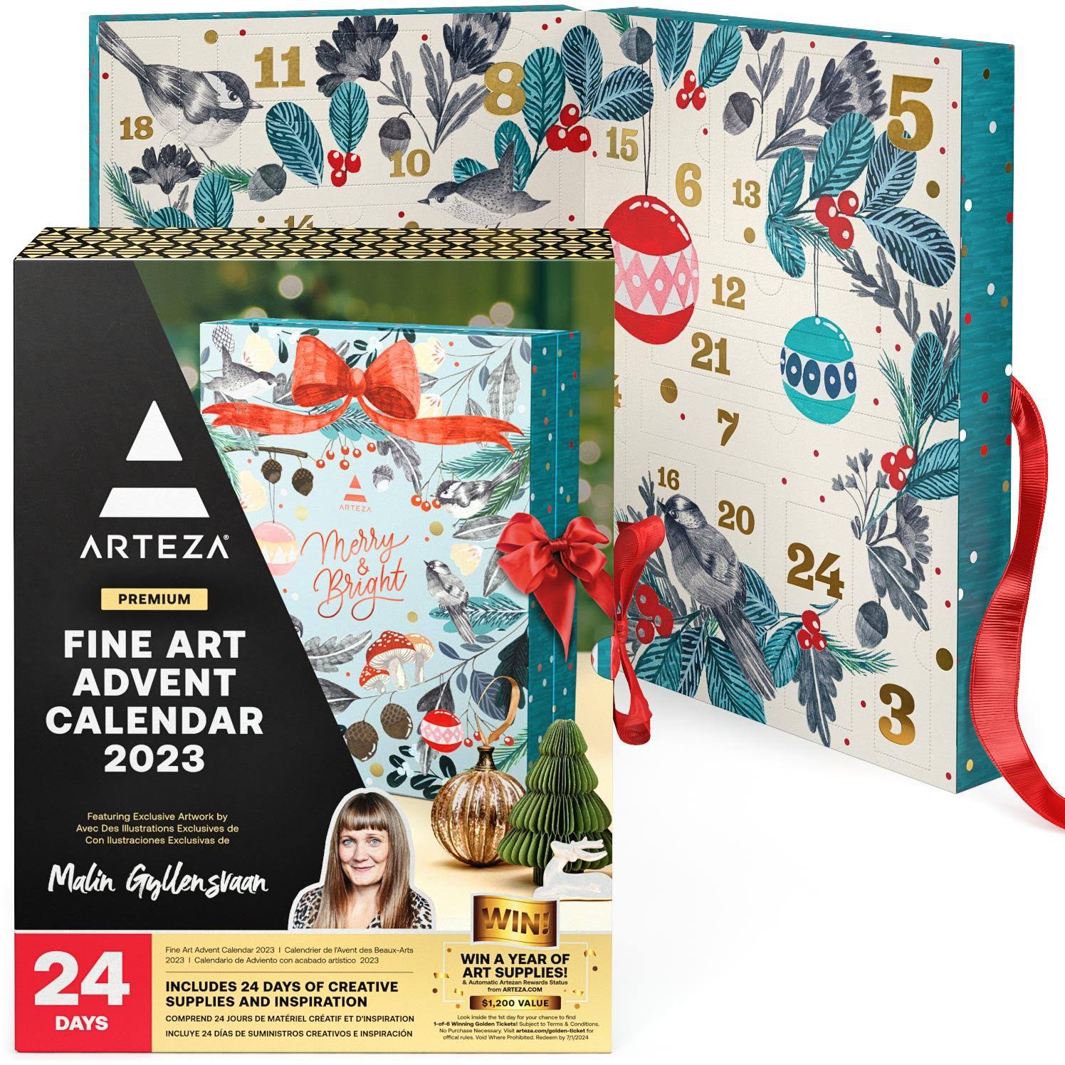 d18e006c3dec0fa8a893802255e481ae3ffff6776dd1f67d836e46731f83b7fc.jpg Arteza 24 Day Fine Arts Advent Calendar - Image 1