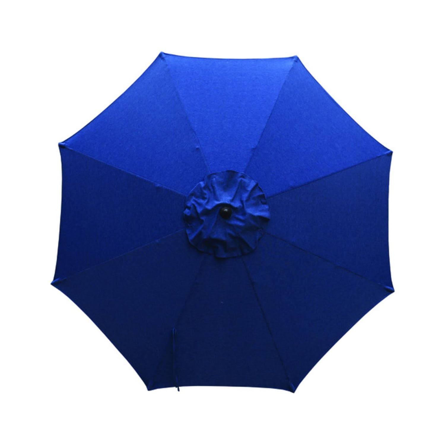 d1aed43fad4ef01dedd56be1655fa75825549171efb850bf94821aac20fbc2aa.jpg Living Accents 9 ft. Tiltable Navy Market Umbrella - Image 1