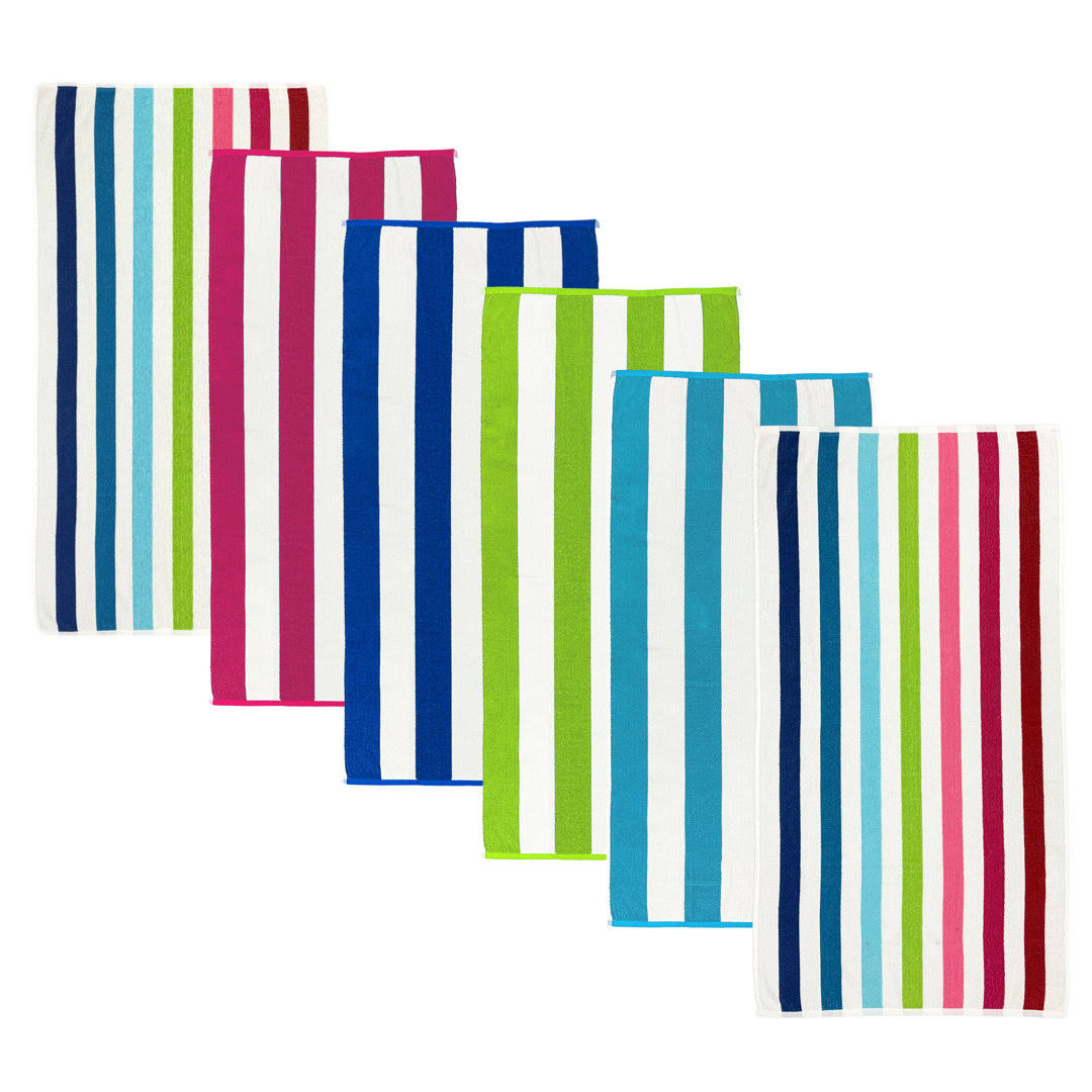 d1c464058e1925a646c7a3a1415ca6242ac6e3aa69ffb31648ecd06d053e324c.jpg Kaufman - Cabana Terry Loop Beach Towel 36-Pack - 30in x 60in, Size: 30 x 60 - Image 1