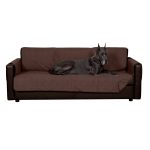 FurHaven Waterproof Non-Skid Back Furniture Protector, Dark Brown, X-Large Sofa