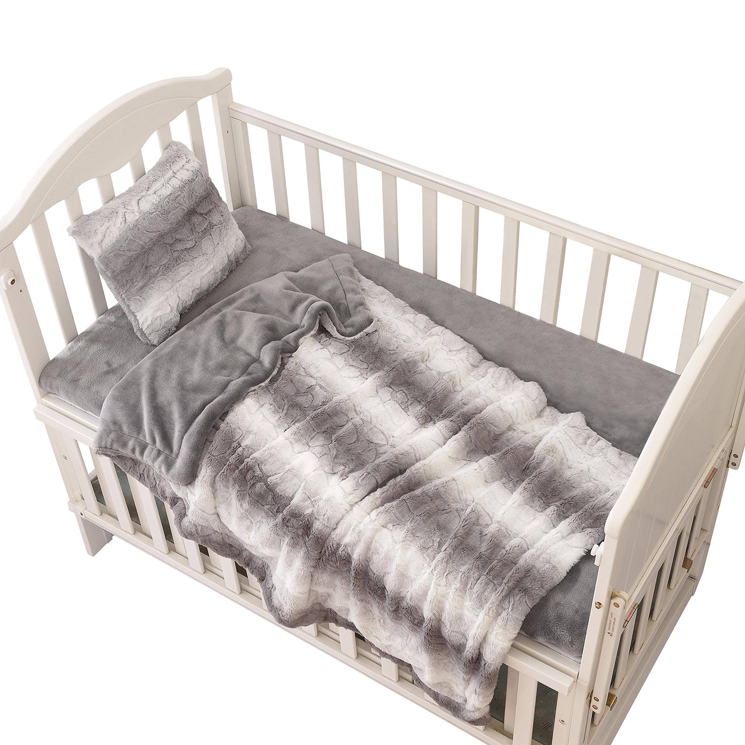 d1d9665f87956b7d348ac3c54ab6e76a7d31ccf46f563eee62d28c24dbce453e.jpg Bella & Saul Standard Crib Bedding Set - Toddler Bed 52x28 - Crib Bedding Set Girl - Baby Bedding Crib Set Boy - Nursery Bedding Set - Crib Comforter - Image 1