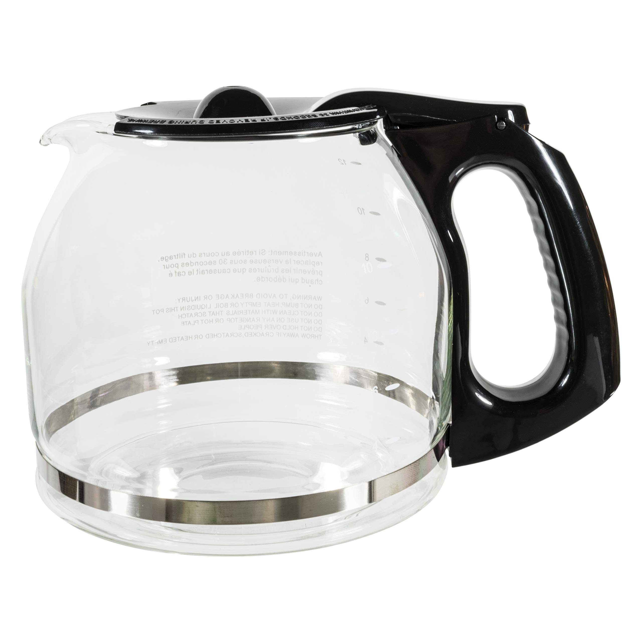 d1e7fcabd73d2972621a85755e05dfda16a95e5c3bf467a9d197ed68d1dbf1d4.jpg Univen 12 Cup Glass Coffeemaker Carafe replaces Mr. Coffee PLD13 - Image 1