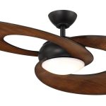 Wind River Sirius Wi-Fi Enabled Smart Ceiling Fan(Matte Black)