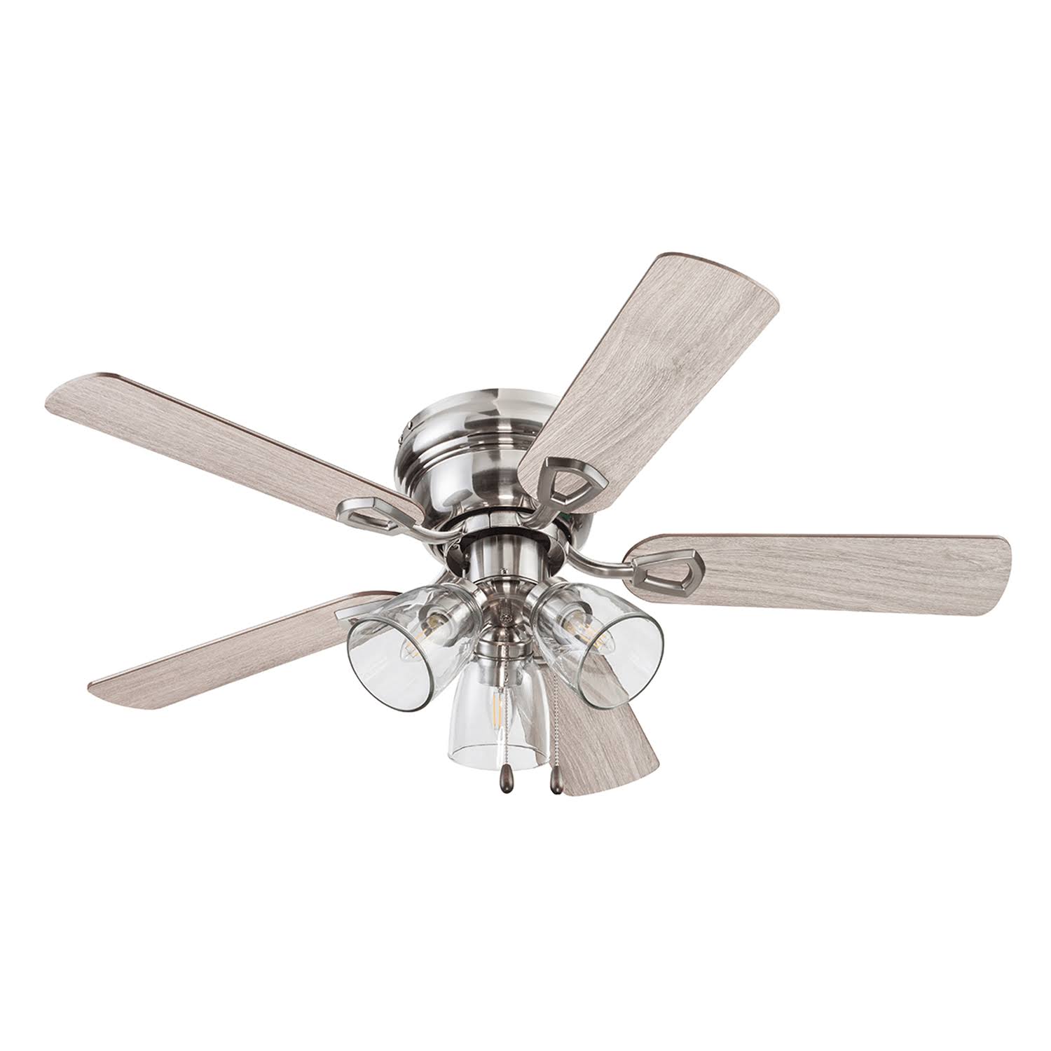 d29995d1fc9254a394015441f3153fa9c8e21a2f471733b1bdf25ca1c4918d5b.jpg 42" Prominence Home Renton Indoor Ceiling Fan, Brushed Nickel - Image 1
