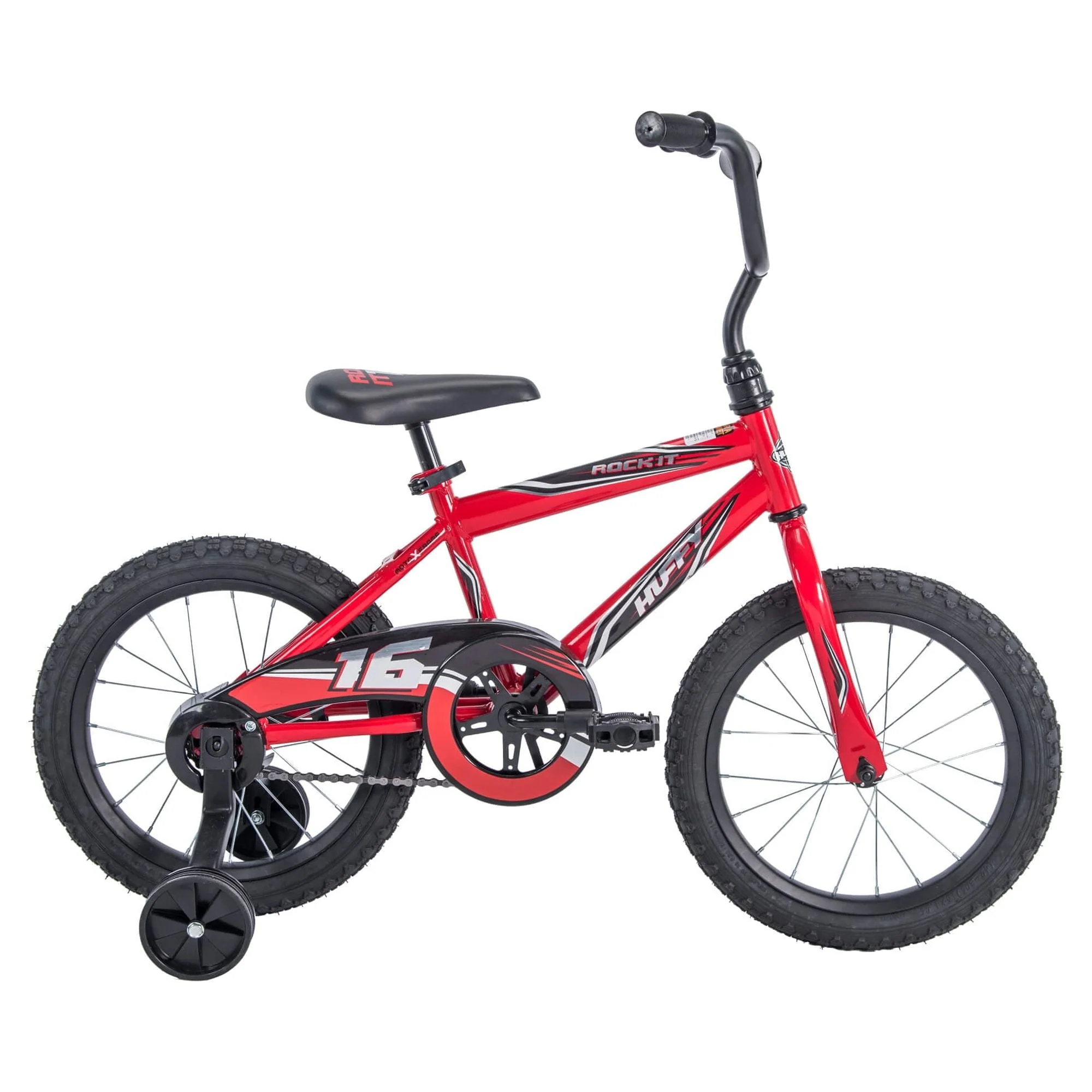 d2ae4cc423d9c239a8ff07bfea1f8284718e9ae6680093c36c11ddd2f0ed57dd.webp Huffy 16 In. Rock It Kids Bike for Boy Ages 4 and up, Child, Red - Image 1