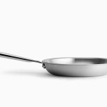 Misen Stainless Steel Frying Pan - 5 Ply Skillet - Professional Grade - 10 Inch Cooking Surface