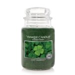 Yankee Candle Accents | Lucky Shamrock Yankee Candle Large Jar Candle 22oz St. Patrick's Day | Color: Green | Size: Large - 22oz | Tiffs_Thrifts's