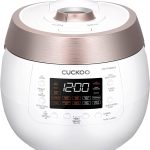 Cuckoo CRP-RT0609FW 6 Cup Twin Pressure Plate Rice Cooker &a; Warmer W