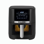 Kalorik 5 Quart Digital Air Fryer with Viewing Window, Black