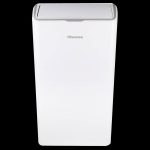 Hisense 12000-BTU Doe (115-Volt) White Vented Wi-Fi Enabled Portable Air Conditioner with Remote Cools 550-sq ft | AP1222CW1W