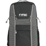 RTIC Chillout 24 Can Backpack Cooler Insulated Portable Soft Cooler Bag for Lunch, Beach, Drink, Beverage, Travel, Camping, Picnic, Car, Hiking, Black