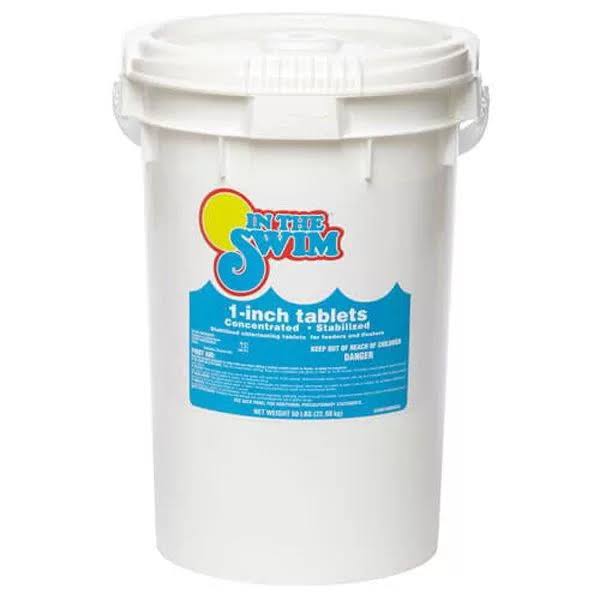 d3b324096bbffd12d7cecb505c7cb5a1a40e24f26d186d721a92d16a1c7a359f.jpg in The Swim 1 inch Pool Chlorine Tablets 50 Pounds - Image 1