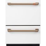 Cafe Dishwasher Double Drawer White